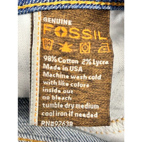 FOSSIL Women’s Slim Boot Jeans Sz 27 - Picture 12 of 12